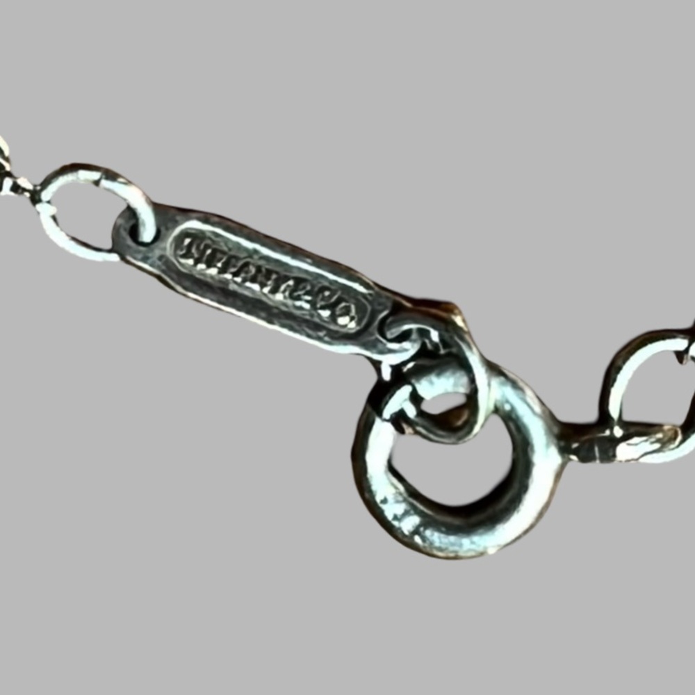 Tiffany & Co. Silver Necklace with Turquoise Box - Picture 11 of 12